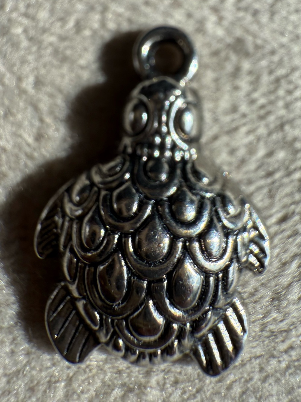 Silver Turtle Pendant Charm - Women's Jewelry